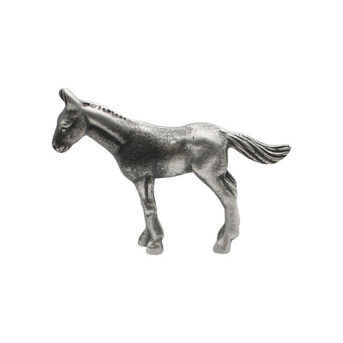English made pewter donkey - english,