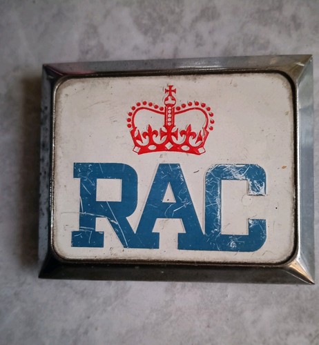 Vintage rac car grill - car, badge
