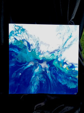 AN ORIGINAL ABSTRACT ACRYLIC