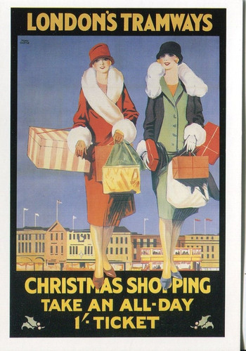 London trams christmas - london,