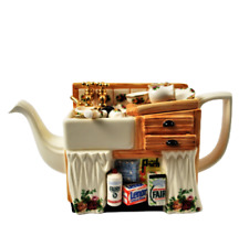 Royal Albert Old Country Roses Kitchen Sink Teapot Novelty Cardew