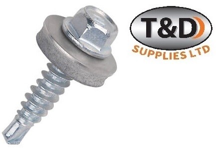 3x22mm tek screws w - screws, c/w
