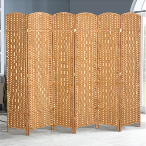 Foldable weave wicker privacy - wicker,