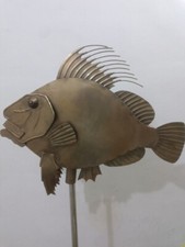Vintage Style Fish Iron Weather Vane Fish