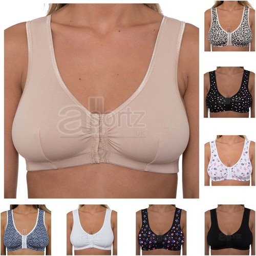 Front fastening bra cotton - fastening,