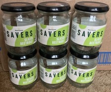 6 x Empty Beetroot Glass Jars