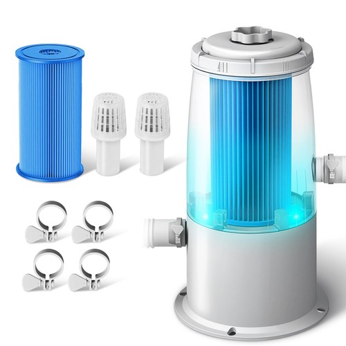 Pool filter pump - filter, above