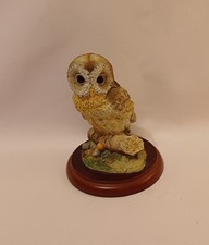 ​Border Fine Arts: Russell Willis 'Tawny Owl' Figurine - Birds Collection