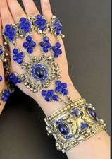 Afghan hand jewelry - afghan, set