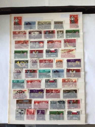 Swiss used stamps - swiss,