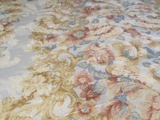Yellow Blue Orange Damask Silk