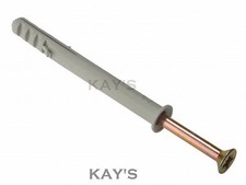 FRAME FIXINGS NYLON MASONRY WALL PLUGS & SCREWS 8mm & 10mm DIAMETER ALL LENGTHS