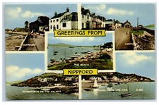 Postcard Kippford Scotland 5 views