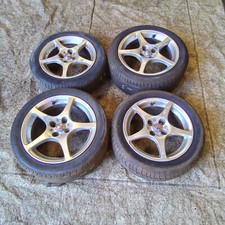 Toyota MR Mk3 1999-2007 SET Genuine OEM Staggered 16"/15" Alloy Wheels & Tyres