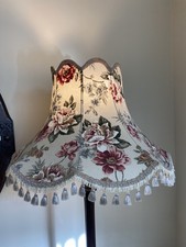 Large Vintage Floral  standard  Lamp shade 56 cm dia x 40 cm high