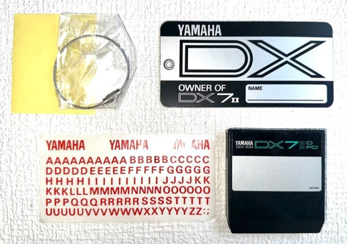 Yamaha dx7 owners plate - yamaha, ii