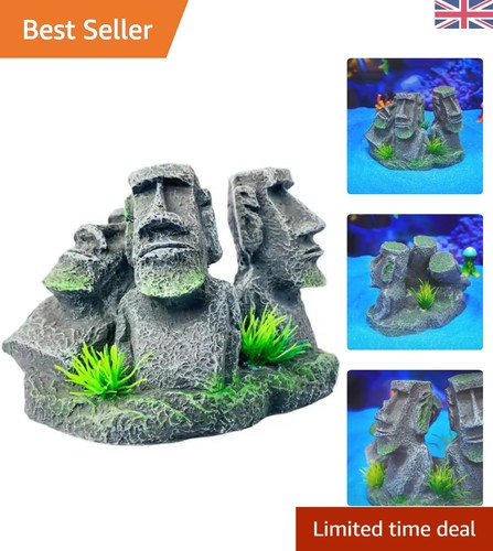 Retro easter island - easter, aquarium