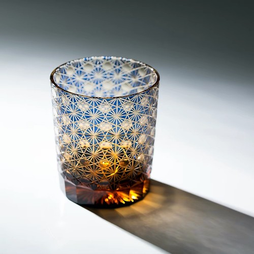 Japanese edo kiriko crystal - kiriko,