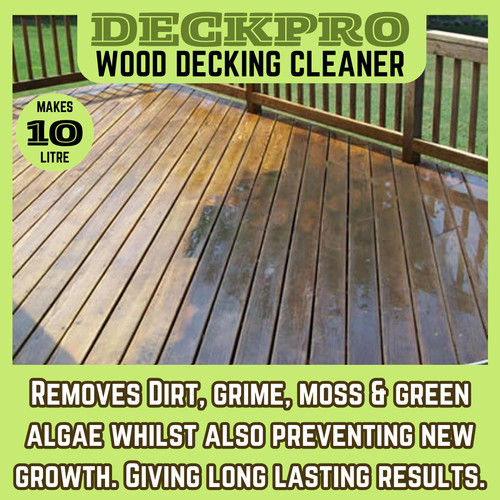 Wooden decking cleaner - decking,