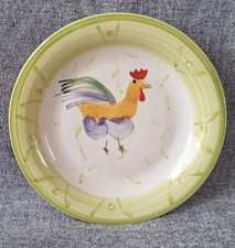 Very Rare .Scotts of Stow . Cockerel rooster chicken handpainted plate.19.5 cm