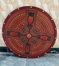 Scottish Targe Wooden Celtic