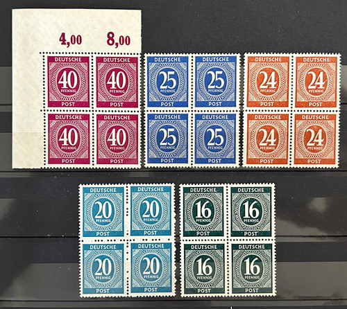 German stamps allied - ,