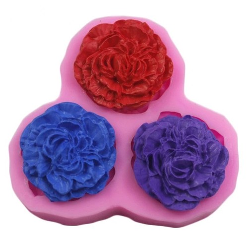 Rose flower cake silicone - rose,