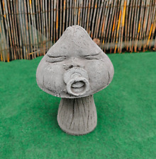 Stone Garden Ornaments - Dummy Baby Mushroom Funny Gft Toadstool Statue  23CM