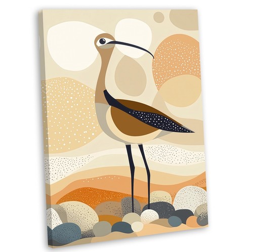 Curlew canvas wall art print - curlew,