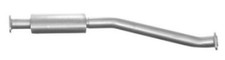 Exhaust middle silencer middle
