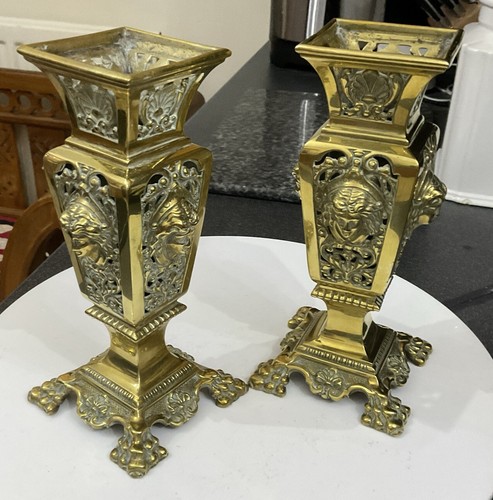 Antique victorian pair 19th - pair,