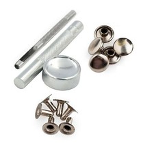 100 single cap rivets stud - single,