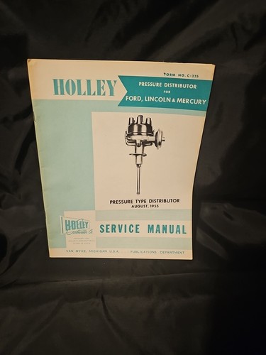 1955 holley pressure type - pressure,