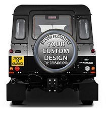 4x4 Spare Wheel Cover STICKER