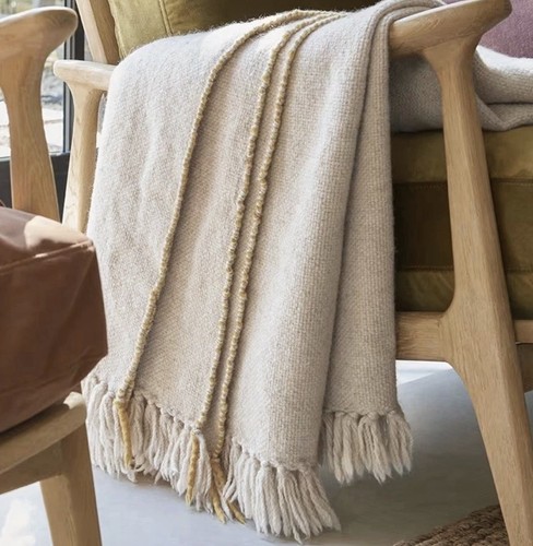 Loaf slubby knit throw - knit,