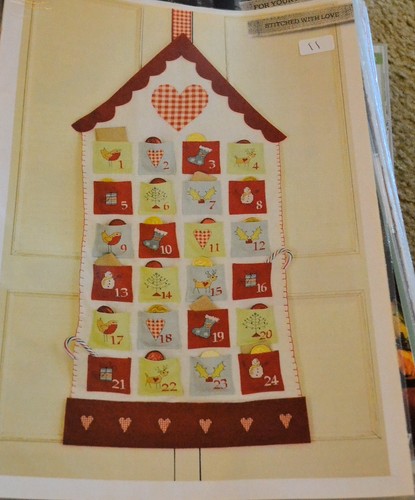 Cross stitch chart xmas - cross, advent