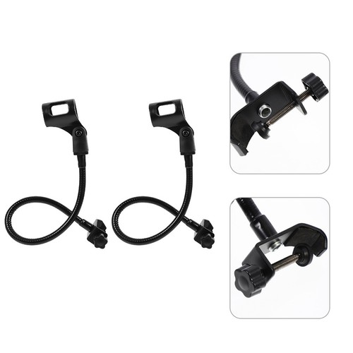 2pcs iron microphone - 2pcs, rack
