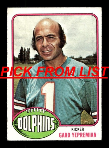 1976 topps football 253 527 - football, #253-527
