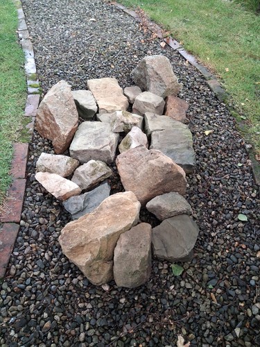 Garden rockery landscaping - garden,