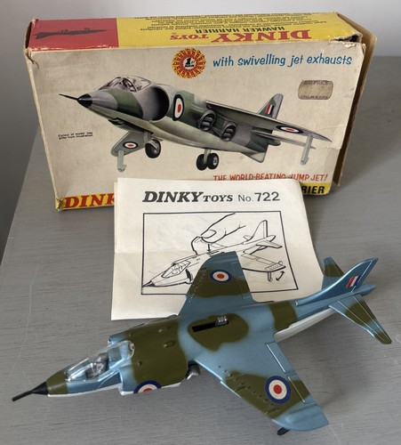 Dinky toys 722 hawker harrier - toys,