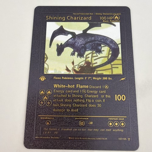 Pokémon shining charizard - pokémon, hp