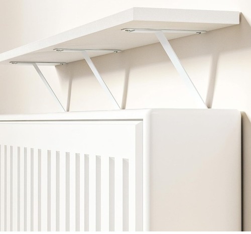 White radiator shelf 90cm no - radiator,