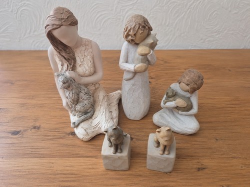 Willow tree cat ornaments - tree,