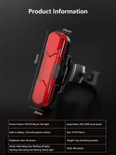 Bicycle light rear - light,