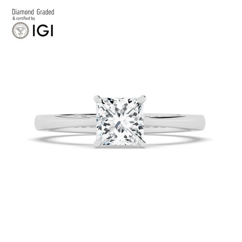 Princess diamond engagement - princess,