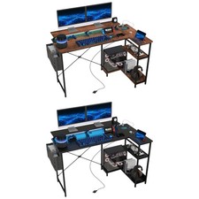 HOMCOM 58" Reversible L Shaped