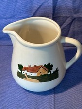 Vintage Dartmouth pottery jug lovely pottery motto era devon 12cm vgc