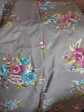next floral curtains grey multi 66x90in new ring top lined