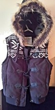 ATMOSPHERE: woman's, padded, hooded, gilet, size 9