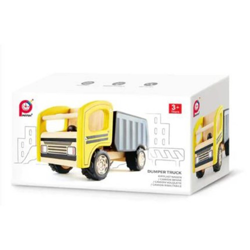 Pintoy dumper truck - truck, wooden